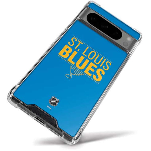 NHL St. Louis Blues Lineup Google Pixel 8 Pro Clear Case